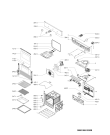 Схема №1 OVB12S3 (F091119) с изображением Наставление для плиты (духовки) Indesit C00371412