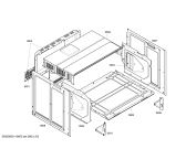 Схема №5 B4540E0FN с изображением Фронтальное стекло для духового шкафа Bosch 00476982