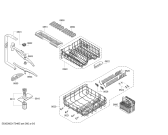 Схема №4 SMS99M99EU Silence Plus с изображением Передняя панель для посудомоечной машины Bosch 00745357