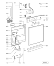 Схема №4 LPA 56 с изображением Панель для посудомойки Whirlpool 481245373353