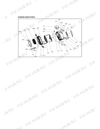 Схема №4 WM126V с изображением Другое для стиралки Whirlpool 482000016548