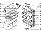 Схема №1 RF1733 (F008696) с изображением Специзоляция для холодильника Indesit C00129961