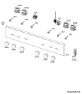 Схема №2 EE2000221D с изображением Рукоятка для плиты (духовки) Aeg 3879711319