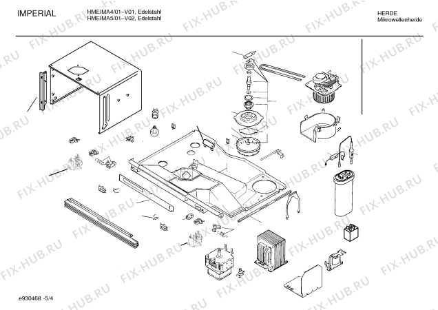 Схема №3 HMEIMA5 VETRO с изображением Цоколь для микроволновки Bosch 00181938