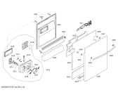 Схема №4 SHX98M05UC с изображением Внешняя дверь для посудомоечной машины Bosch 00245951