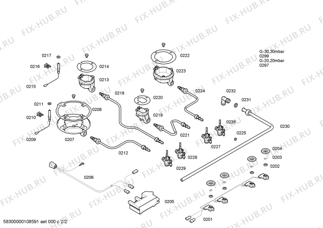 Схема №1 ER18353EU Siemens с изображением Трубка горелки для плиты (духовки) Bosch 00440410