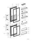 Схема №2 ARC 8120 AL с изображением Уплотнение для холодильника Whirlpool 481248128183