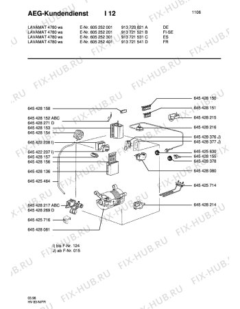 Схема №9 LAV4780T с изображением Спираль Aeg 8996454282295