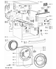 Схема №1 AWOE 9759/2WP с изображением Модуль (плата) для стиральной машины Whirlpool 480111103428
