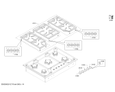 Схема №3 SGS305TS Thermador с изображением Варочная панель для электропечи Bosch 00776627
