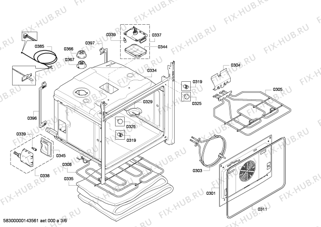 Схема №3 HEB78D750 с изображением Панель управления для плиты (духовки) Bosch 00706537