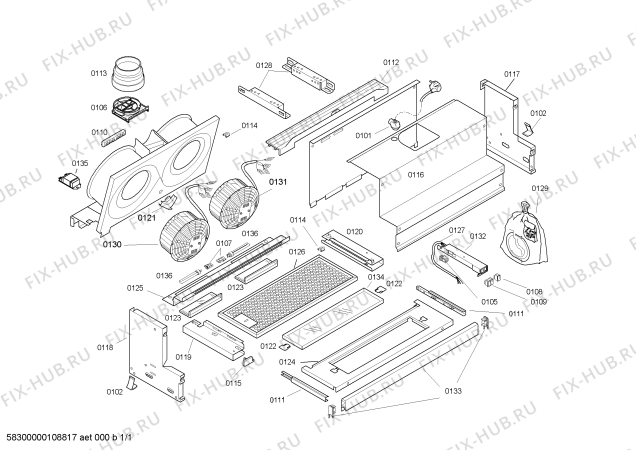 Схема №1 LI16030RK с изображением Кабель для вентиляции Bosch 00265108