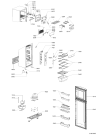 Схема №1 WBM 418 WH с изображением Затычка для холодильной камеры Whirlpool 481244079349