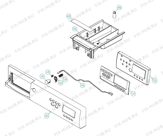 Взрыв-схема стиральной машины Gorenje PROW 0612IIM UK   -Titanium (900003535, WMC55) - Схема узла 04