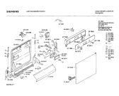 Схема №4 SN22001 с изображением Панель для посудомойки Siemens 00271804