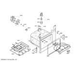 Схема №3 HBN230260E Horno bosch indpnd.multf.negr.reloj ec2 с изображением Передняя часть корпуса для духового шкафа Bosch 00442843