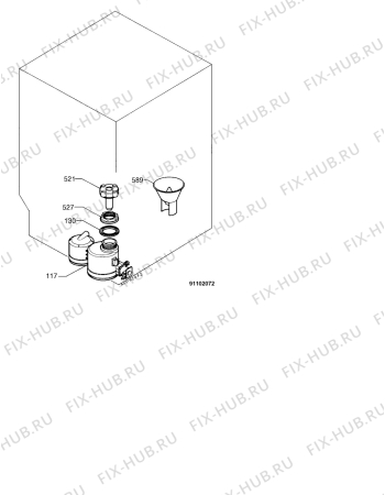 Взрыв-схема посудомоечной машины Alno ASU4070IS - Схема узла Softener