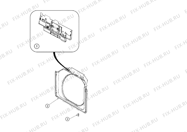 Схема №4 MAH7550AGW (F092063) с изображением Нагревательный элемент для электропосудомоечной машины Indesit C00312601