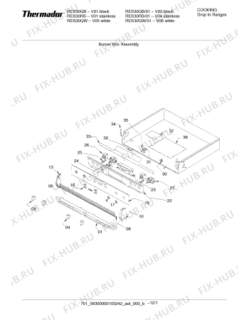 Схема №6 REF30QB с изображением Панель для духового шкафа Bosch 00484752