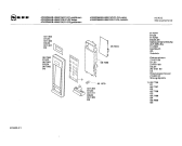 Схема №2 H5851W0 JOKER 655 B с изображением Передняя панель для микроволновой печи Bosch 00087581