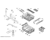 Схема №5 SRV55T34EU с изображением Передняя панель для посудомойки Bosch 00677265
