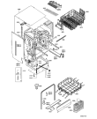 Схема №2 GMI 5554 с изображением Уплотнитель двери для электропосудомоечной машины Whirlpool 480140100032
