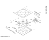Схема №1 PEE389CF1 2E BO30F с изображением Варочная панель для электропечи Bosch 11024334