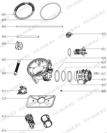 Схема №3 GS52214W (352702, GORENJE#8) с изображением Ящик (корзина) для посудомойки Gorenje 385721