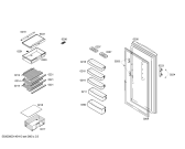 Схема №2 BD1091 с изображением Дверь для холодильной камеры Bosch 00249234