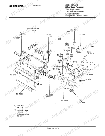 Схема №17 FM632L4FF с изображением Сервисная инструкция для видеоаппаратуры Siemens 00535393