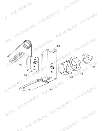 Взрыв-схема холодильника Marijnen CM560 - Схема узла Electrical equipment