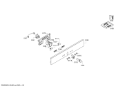 Схема №3 B15P42S0GB с изображением Панель управления для плиты (духовки) Bosch 00675276