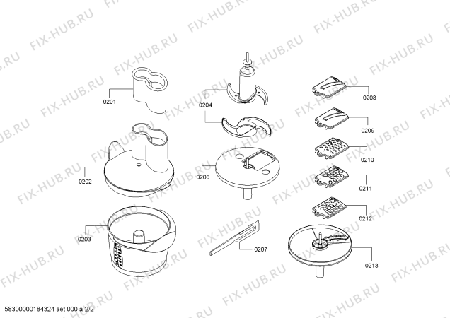 Схема №1 GFP0800S с изображением Провод для электрокомбайна Bosch 00635582