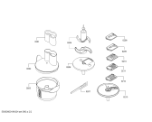 Схема №1 GFP0800S с изображением Провод для электрокомбайна Bosch 00635582