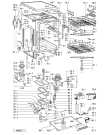 Схема №2 ADP 954 WHM с изображением Обшивка для посудомоечной машины Whirlpool 481245370789