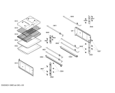 Схема №4 U1754N0 с изображением Панель управления для плиты (духовки) Bosch 00661547