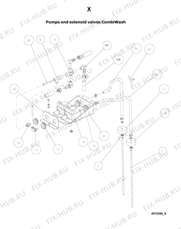 Схема №21 AFO 394 с изображением Другое для комплектующей Whirlpool 483286012232