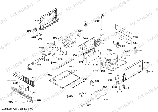 Схема №3 FIN18MIIL5 с изображением Силовой модуль для холодильника Bosch 00676664