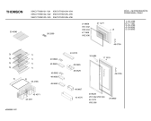 Схема №1 X5KCVTH391 с изображением Дверь для холодильной камеры Bosch 00240800