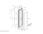 Схема №8 KBUIT4265E с изображением Внешняя дверь для посудомойки Bosch 00247298
