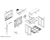 Схема №2 3HB506NP Horno.balay.2d.indp.CFm.E0_CIF.negro с изображением Передняя часть корпуса для электропечи Bosch 00700441
