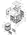 Схема №1 OCS8676S (459499, BO6SA2T1-42) с изображением Отгораживание для плиты (духовки) Gorenje 437584