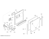 Схема №4 S44M47W1EU с изображением Передняя панель для электропосудомоечной машины Bosch 00444928