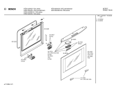 Схема №5 HEN100A с изображением Панель для духового шкафа Bosch 00284748
