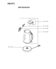 Схема №1 BW730D50/3DA с изображением Элемент корпуса для электрочайника Krups SS-201485