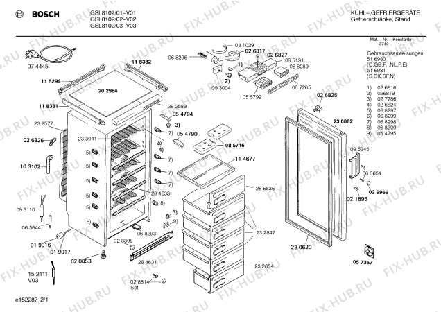 Схема №1 GS27SF0 с изображением Уплотнитель двери для холодильника Bosch 00230620