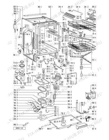 Схема №2 GSI 4875/3 TW-WS с изображением Обшивка для посудомоечной машины Whirlpool 481245370337