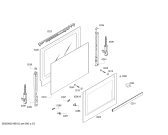 Схема №4 HBG43T360R H.BO.NP.L2D.IN.GLASS.B3a.N.E0_C/// с изображением Внешняя дверь для духового шкафа Bosch 00738937