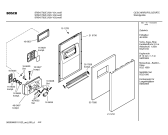 Схема №5 SRS45T02EU с изображением Передняя панель для посудомоечной машины Bosch 00439251