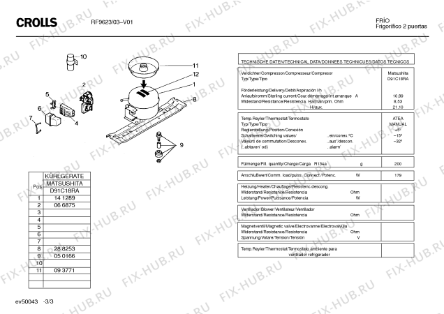 Схема №1 RF9623 с изображением Внешняя дверь для холодильной камеры Bosch 00205387